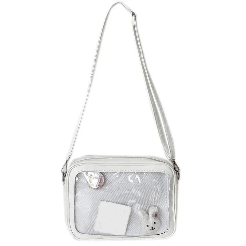 Women’s Ita Crossbody Bag Clear Transparent Shoulder Messenger Purse Cute Kawaii