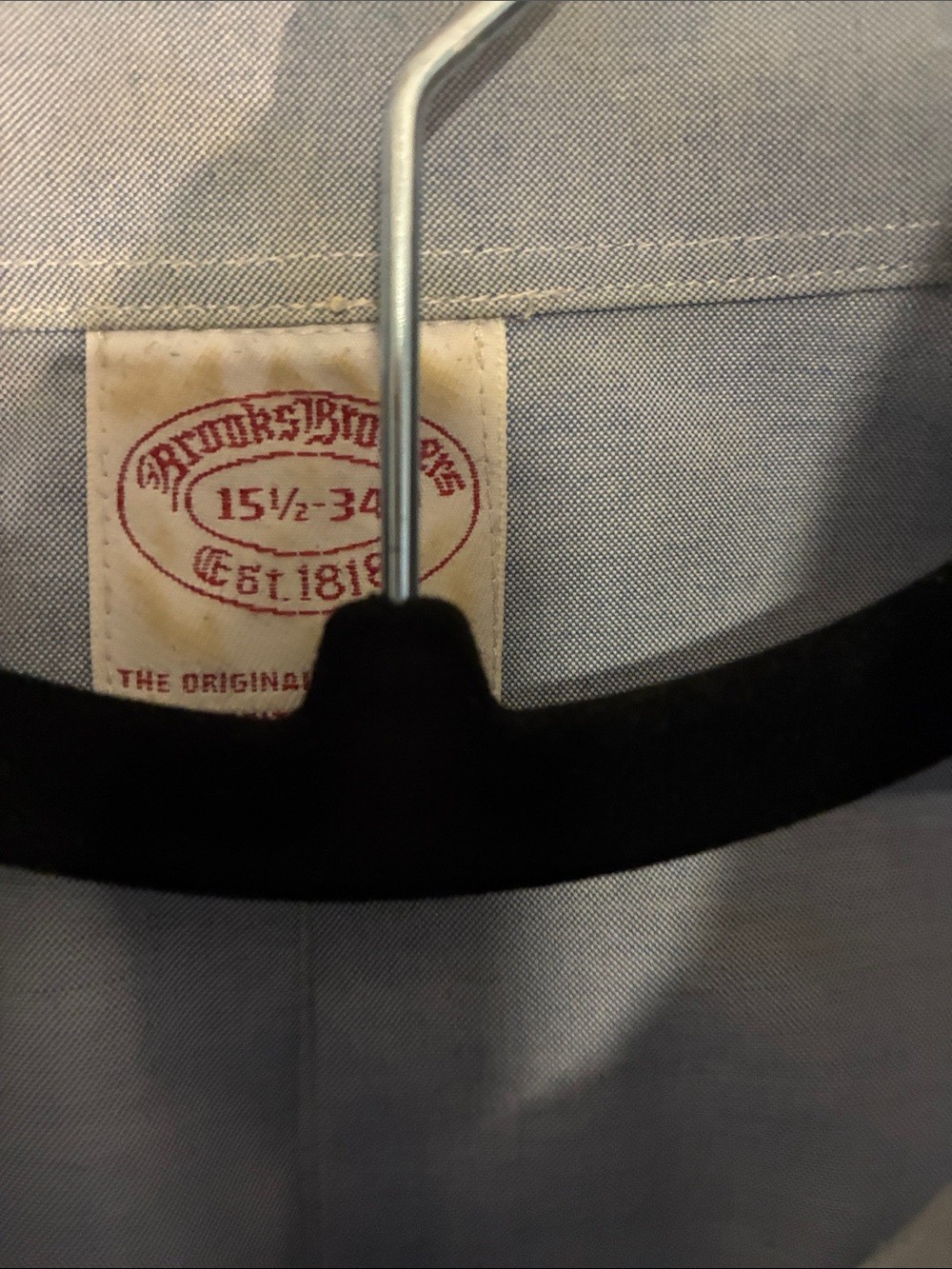 Brooks Brothers Pale Blue Button-Down Dress Shirt