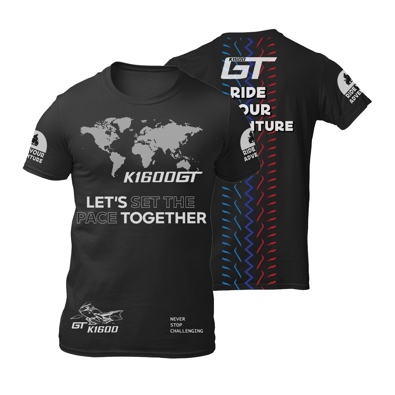 Motorcycle T-shirt / Motorrad Gift For BMW K1600GT K1600 GT Biker, graphic tee