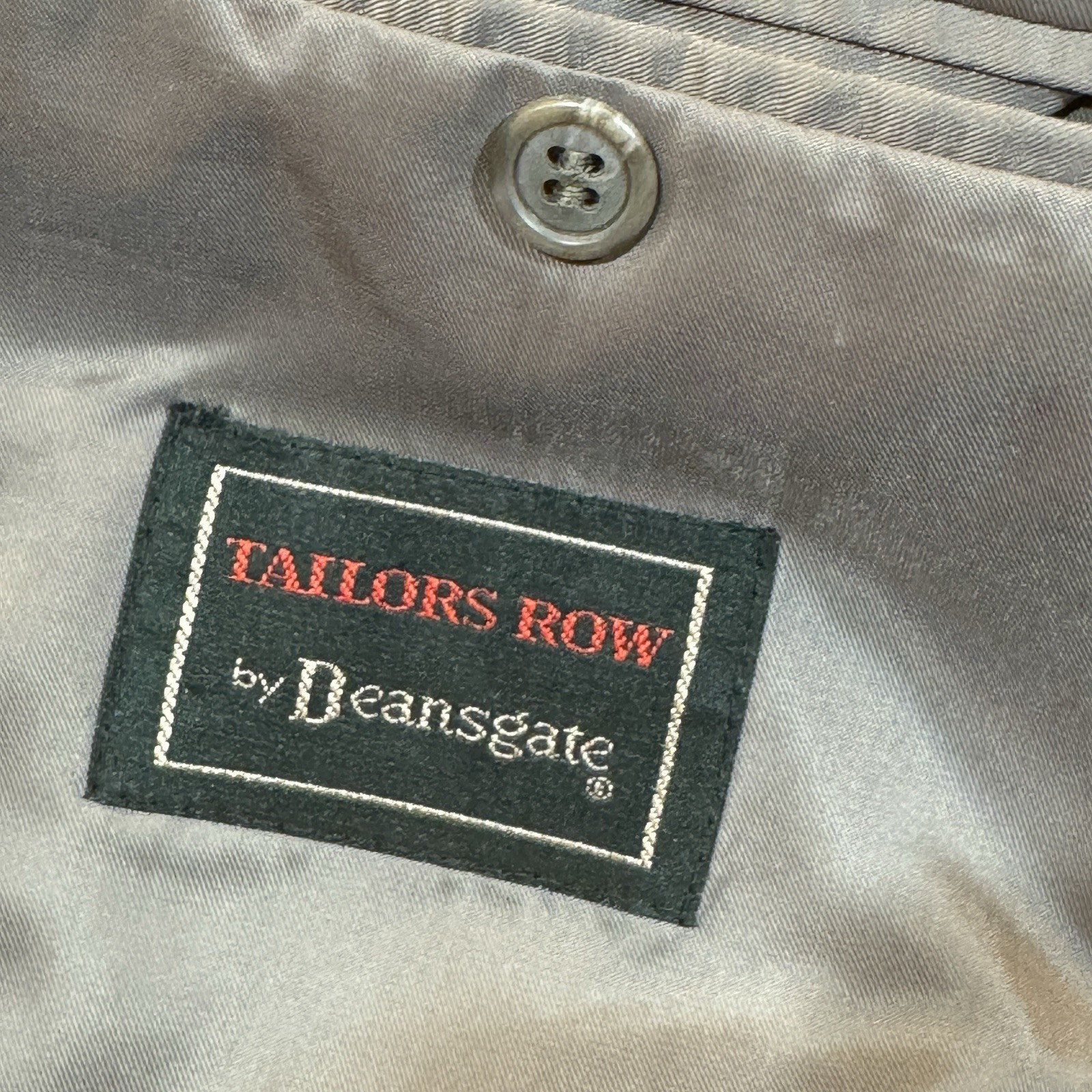 Deansgate 42R Silk Wool Houndstooth Sport Coat Tailors Row Single Vent