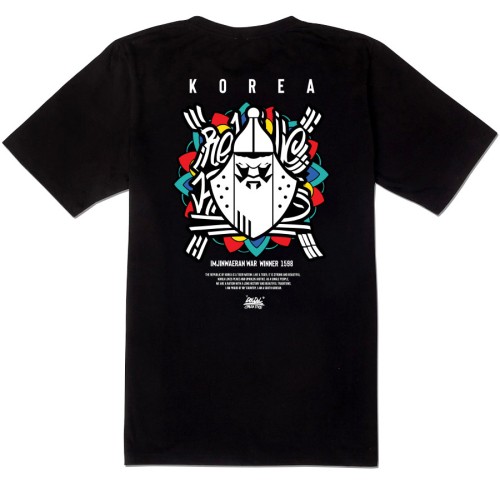 DMK-T-shirts-146 Devil Monkey Tiger Korea Graffiti T-shirt Short-sleeve T-shirt
