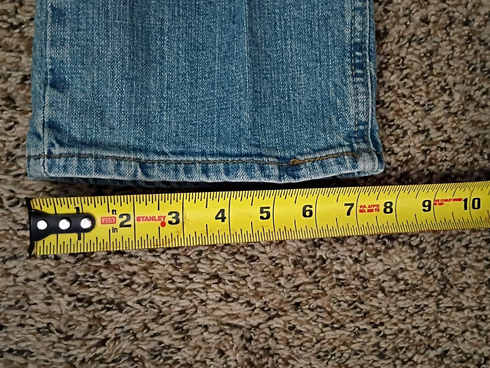 Levi Strauss Signature Jeans Blue Stretch Mid Rise Boot Cut Womens 28×30 Denim