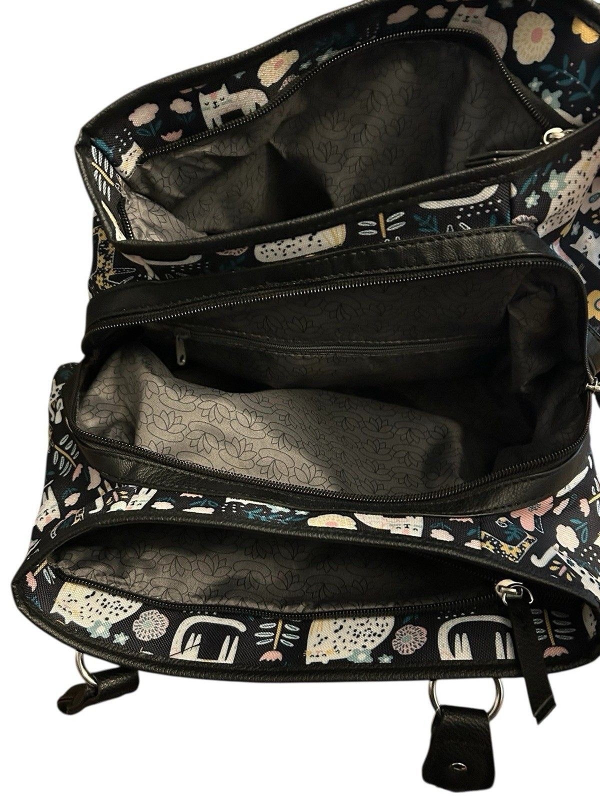 Lily Bloom Feline Fields Maggie Satchel Purse Bag Eco Friendly NWT MSRP $75