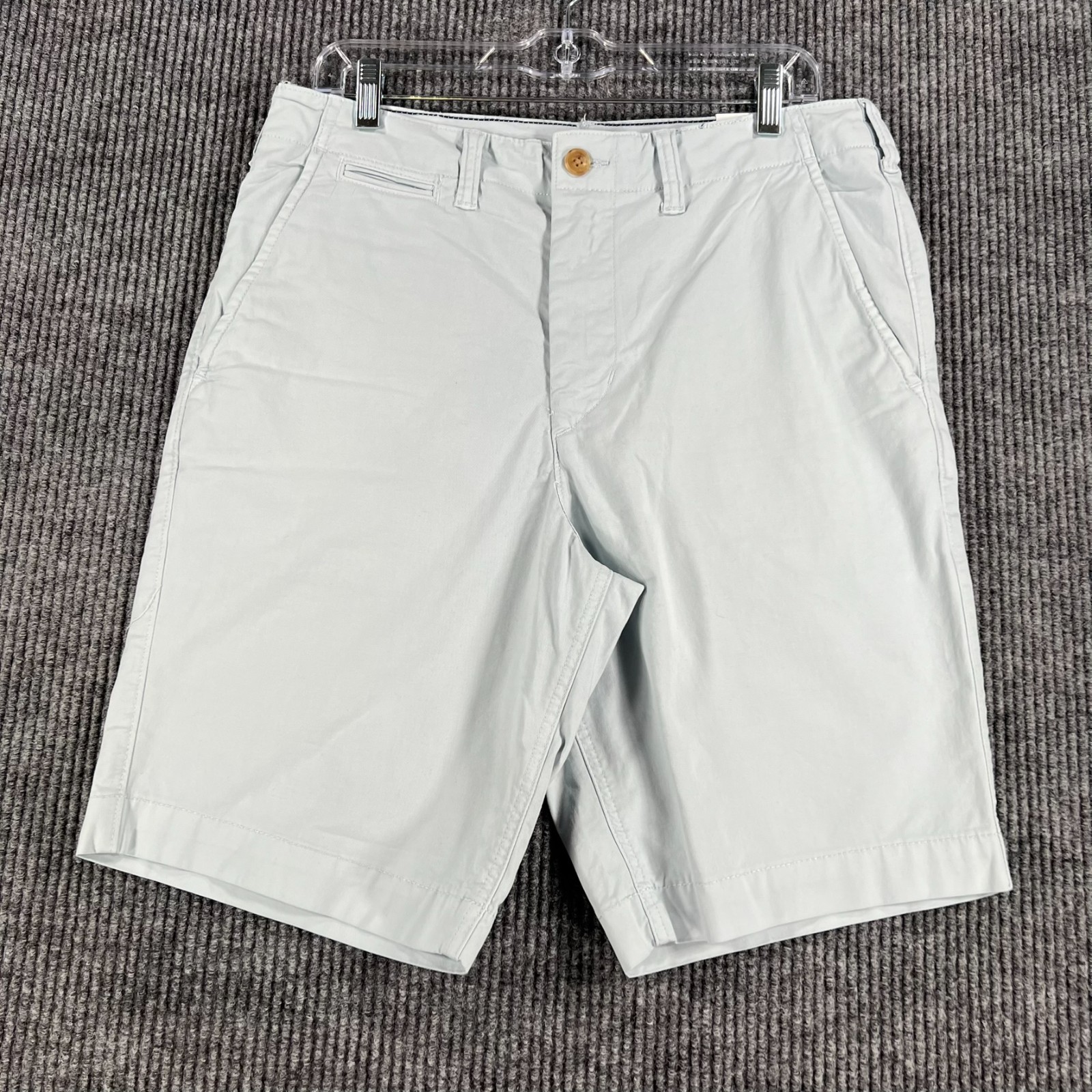 American Eagle Shorts Mens Size 31 Gray Chino Next Level Flex Casual New