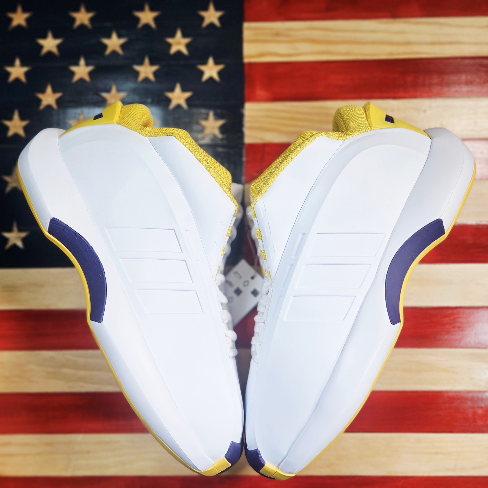 Adidas KOBE Crazy 1 Lakers HOME White/Gold/Purple Basketball Shoe [GY8947] Men’s
