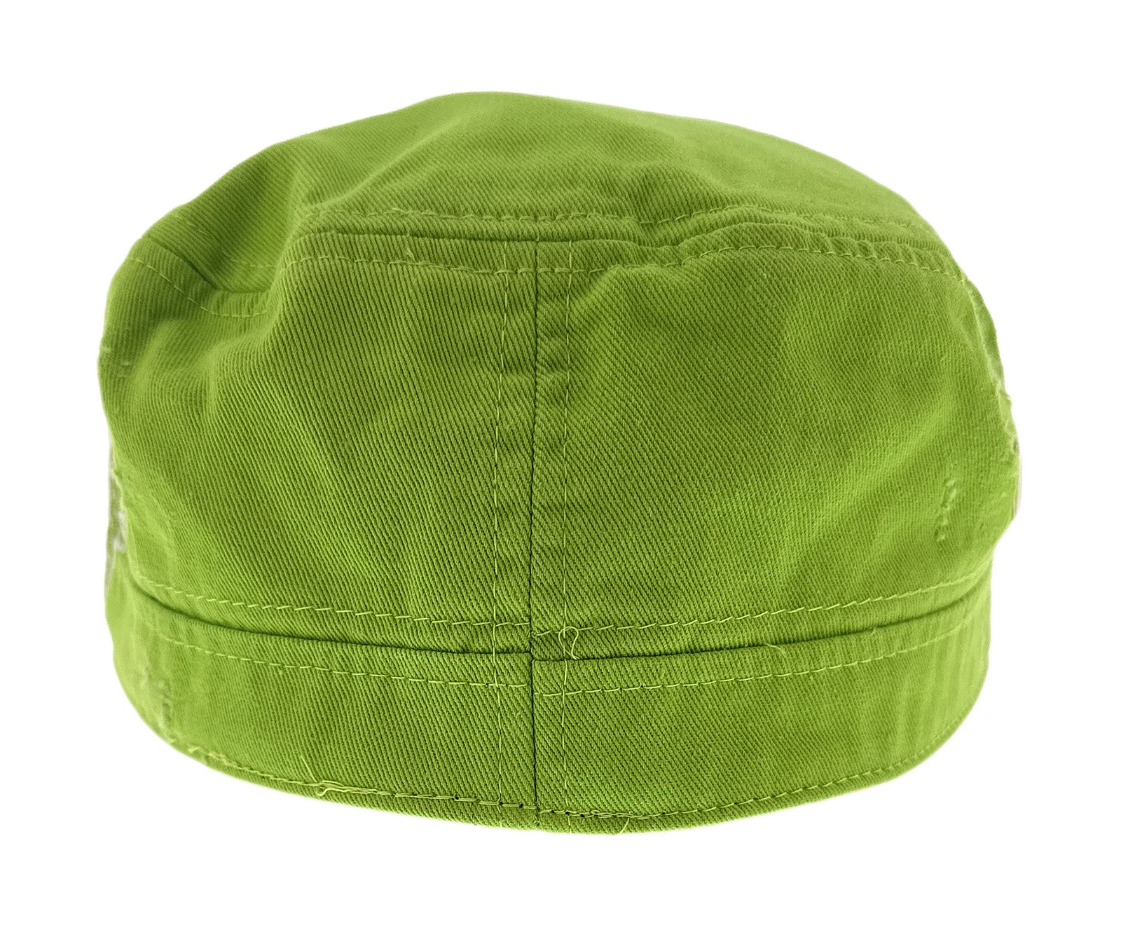 Dolce & Gabbana Lime Green Solid Signature Utility-Inspired Cap