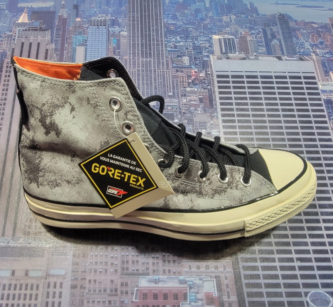 Converse Chuck 70 Gore-Tex High Top Ash Stone/Egret-Black Mens Size 9.5 172206c