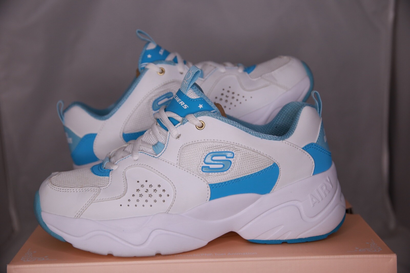 Skechers Sailor Moon x D’Lites Airy 2.0 Sailor Mercury Women’s Size 8.5 OG Box