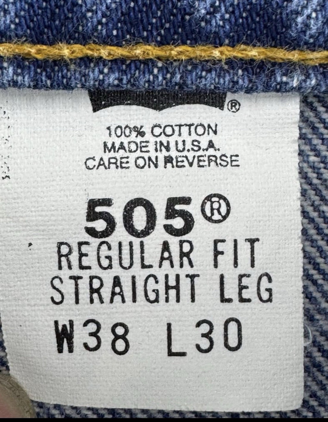 Levi’s Men’s Regular Fit Mid Rise Medium Wash Cotton Straight Denim Jeans