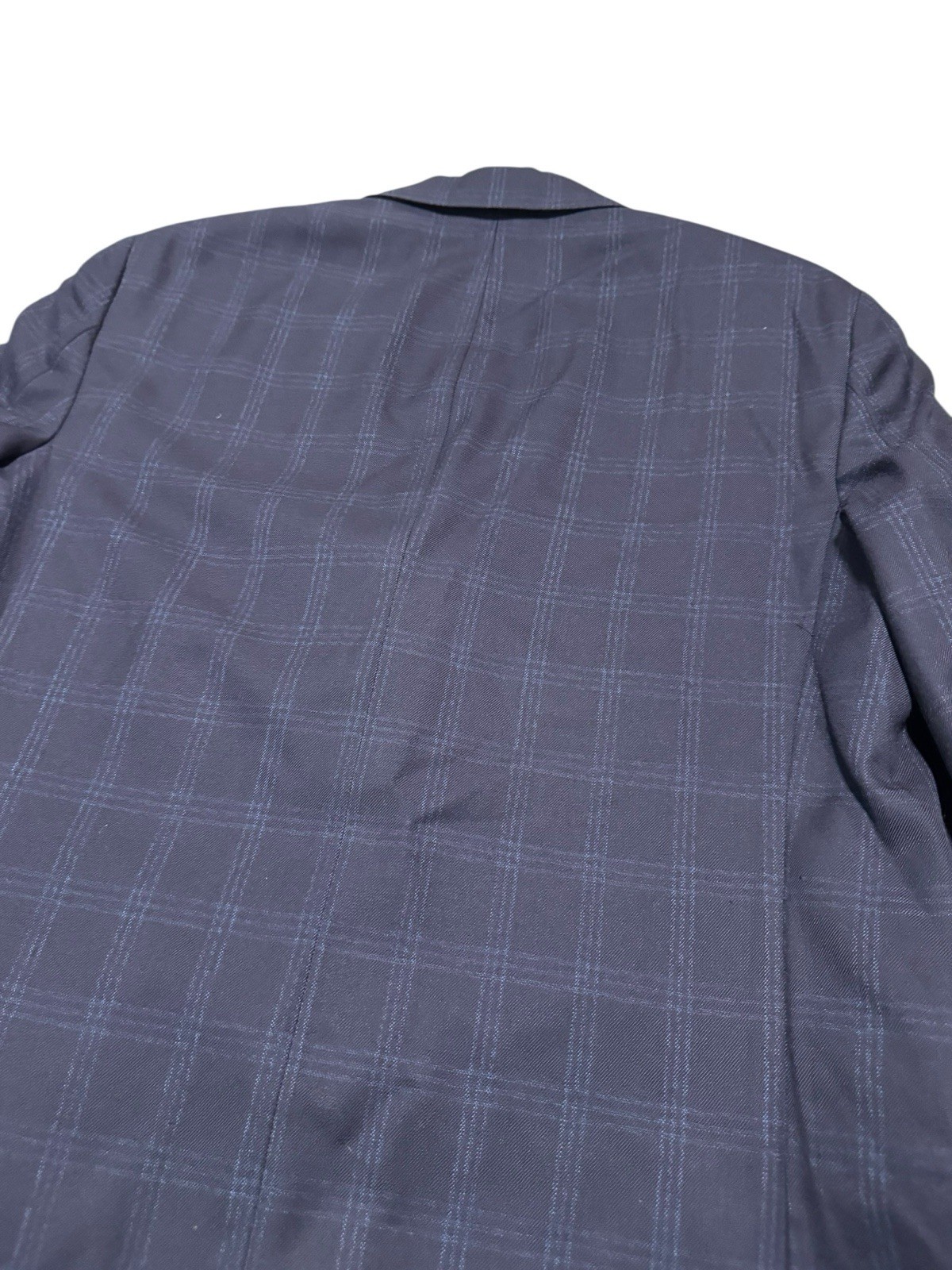 Todd Snyder New York Mayfair Fit Sport Coat Blazer 40R Navy Windowpane Wool USA