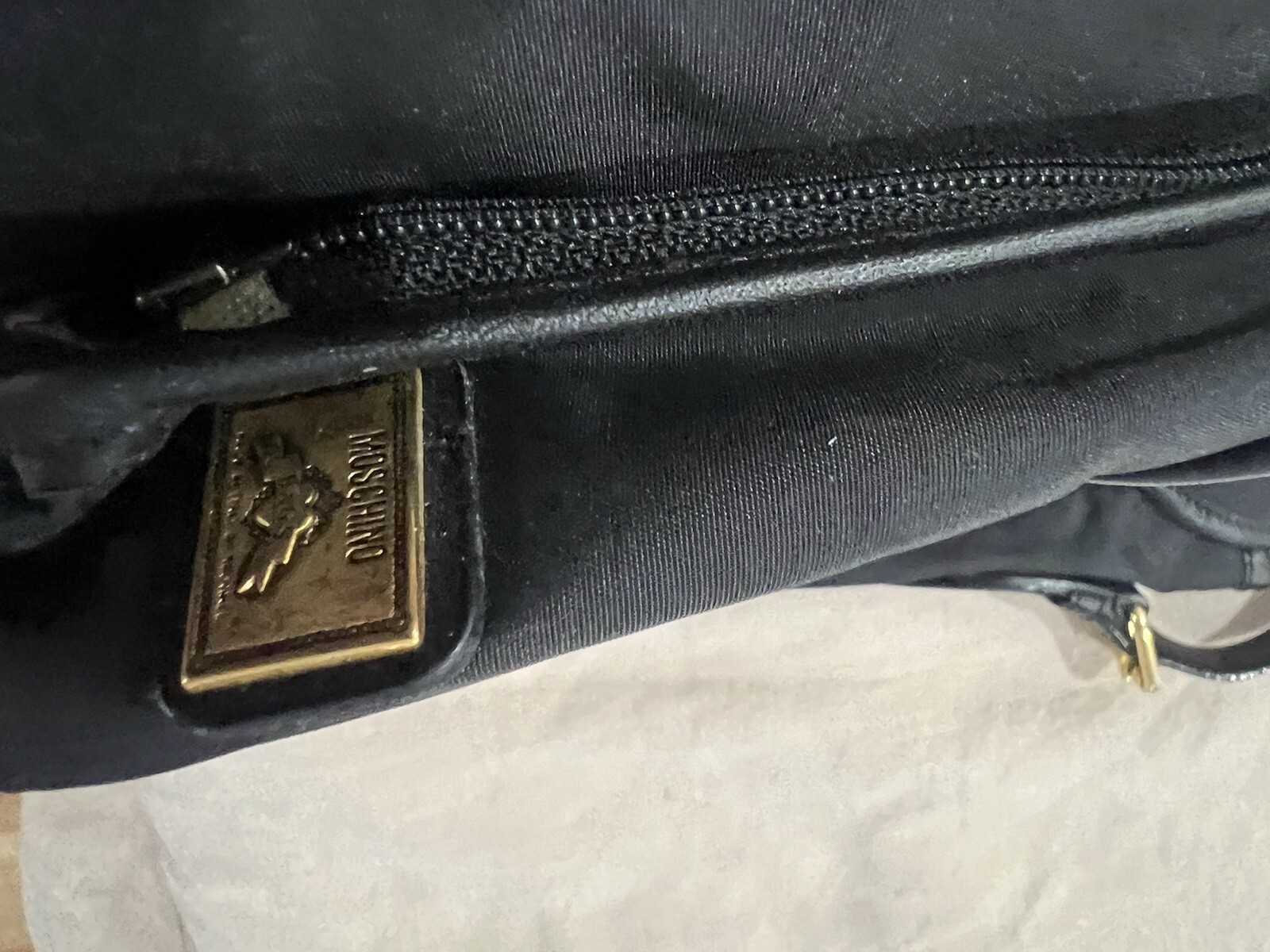Vintage Moschino Redwall Black Bag