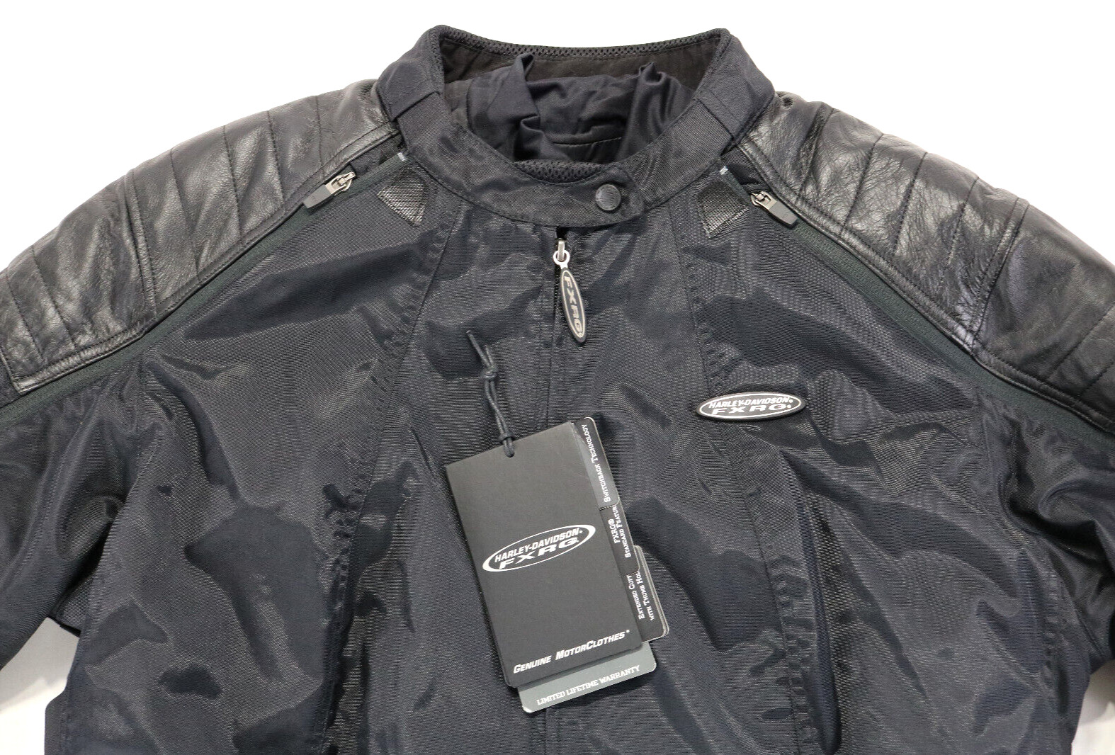 harley davidson jacket 3W black functional FXRG waterproof armor riding touring