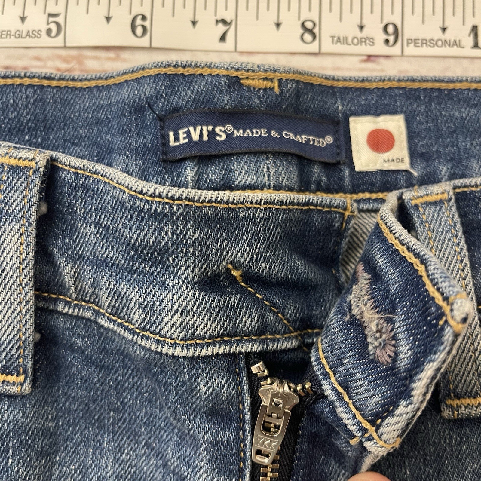 Levi’s Studio Taper Made In Japan Jeans Sz 27 Inseam 29” Made & Crafted Sample