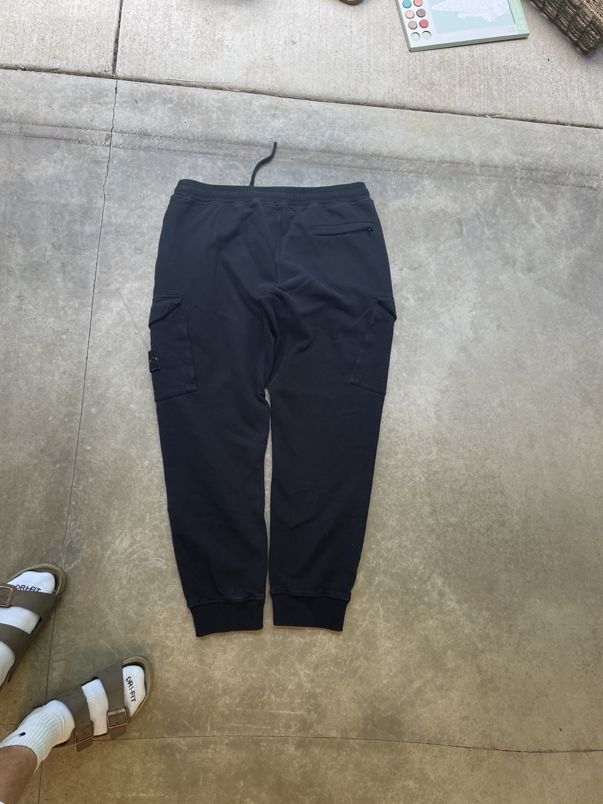 Black Stone Island Authentic Sweatpants Size Xl Made In Romania Men’s Used