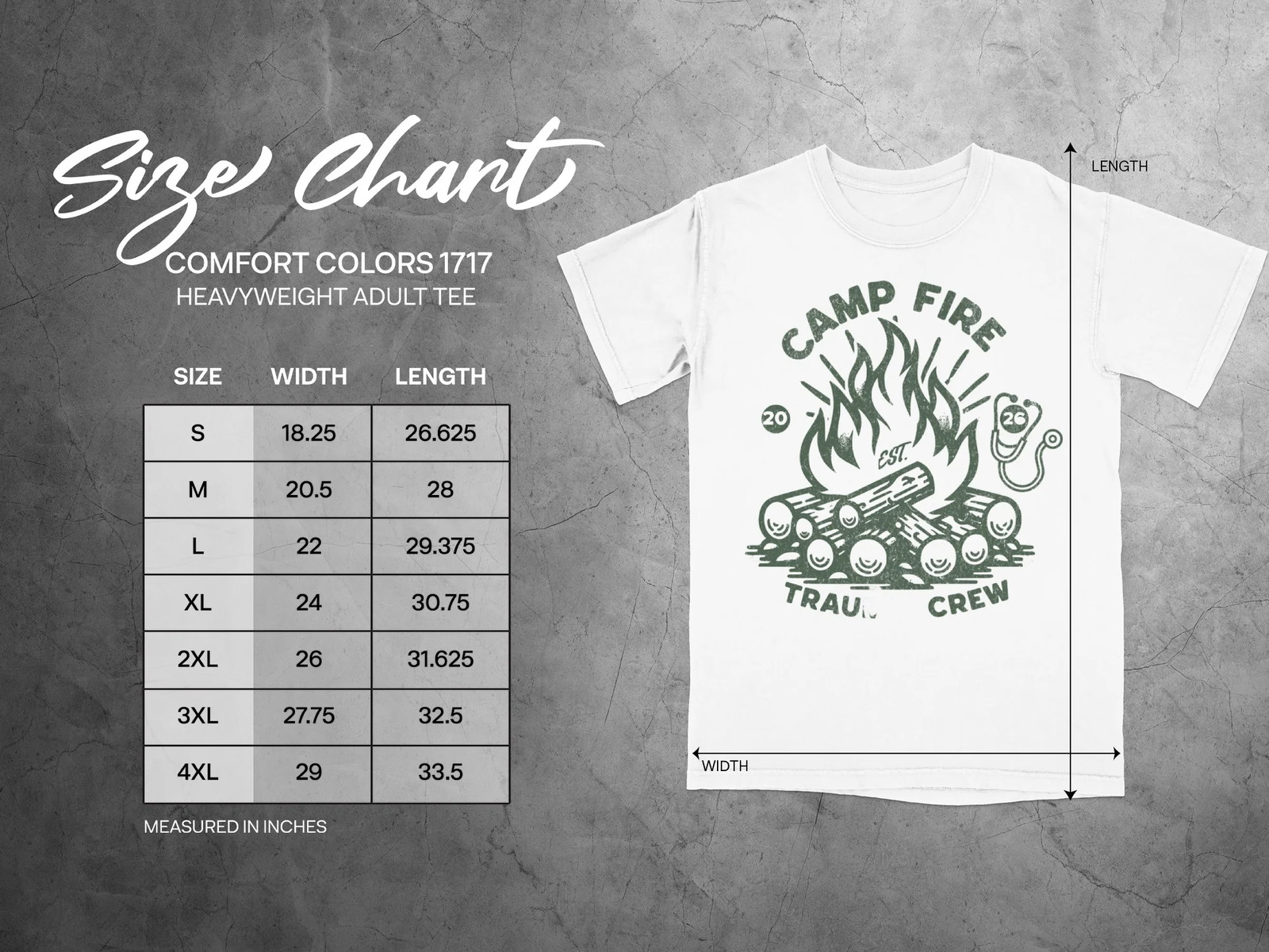 Camp Fire Trauma Crew T-Shirts, Est 2009 Medical Stethoscope Design, Paramedic