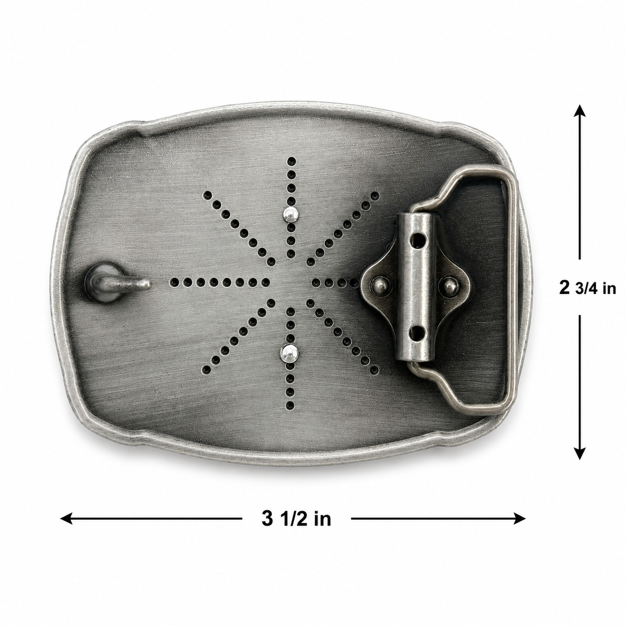 USA Flag Initial Belt Buckle Western Cowboy Patriotic Monogram Fits 1.5 Belt