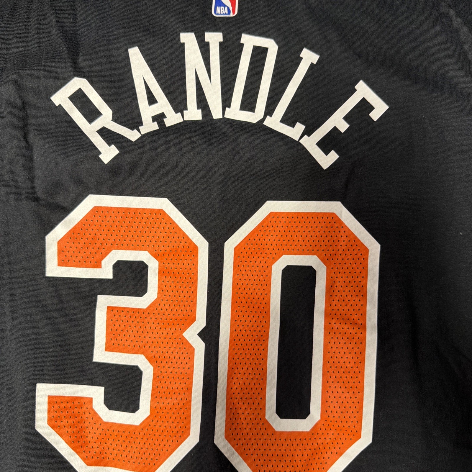 Nike New York Knicks Julius Randle 21-22 City Edition Name & Number Tee Medium