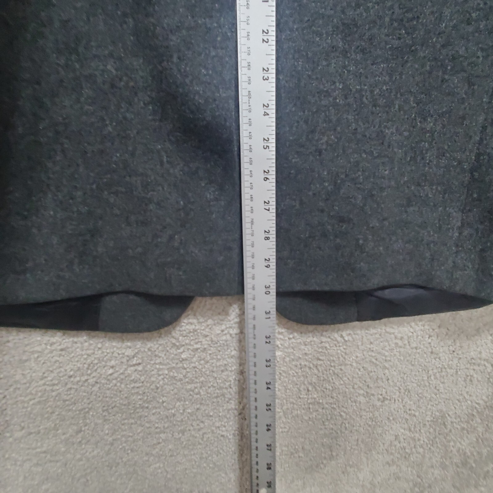 Burberry Nordstrom Blazer Jacket Men’s 44 Gray 100% Camel Hair Single Breasted