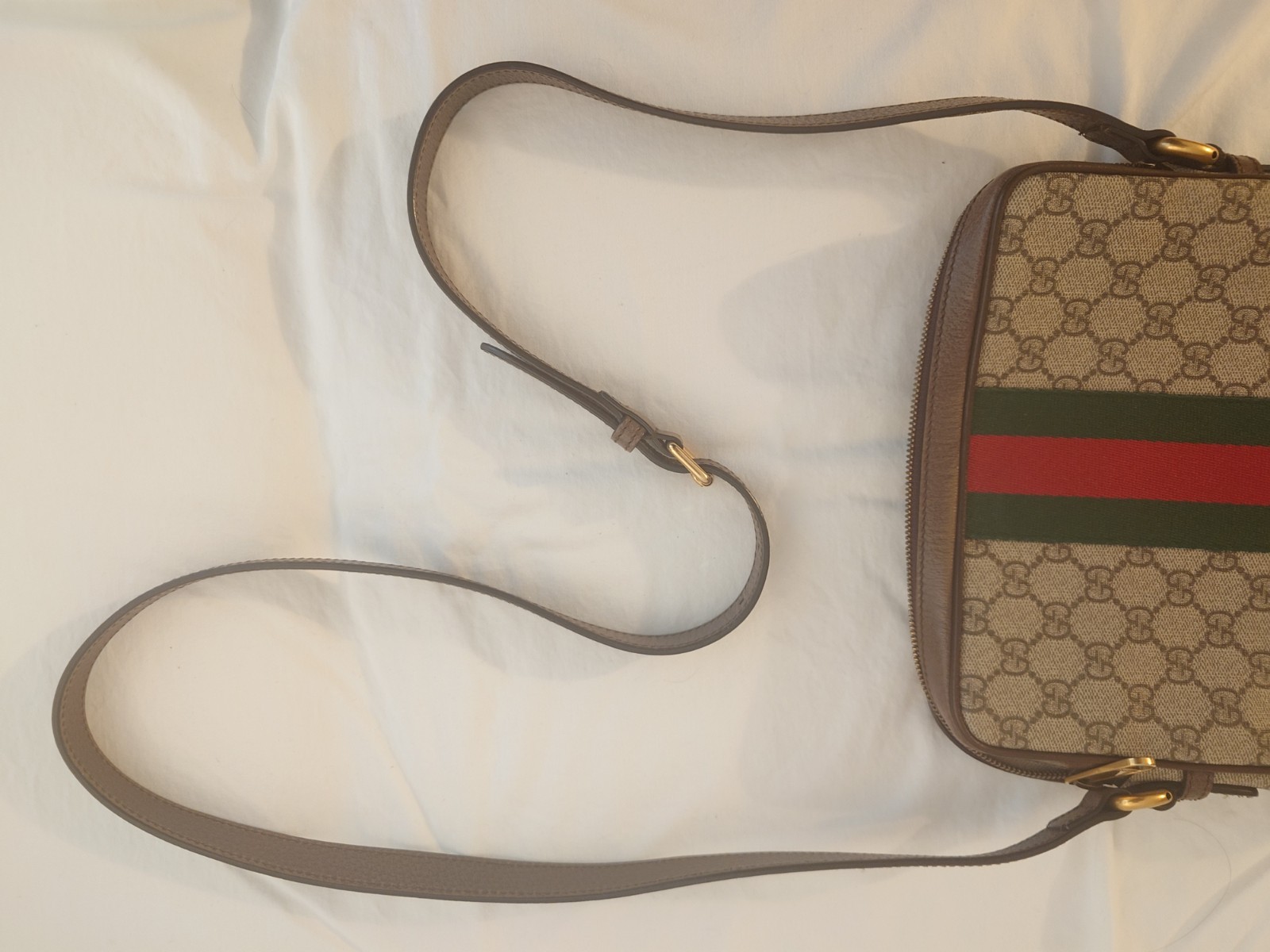 Gucci Ophidia GG Supreme Shoulder Crossbody Small Messenger Bag 547926 VG-EX