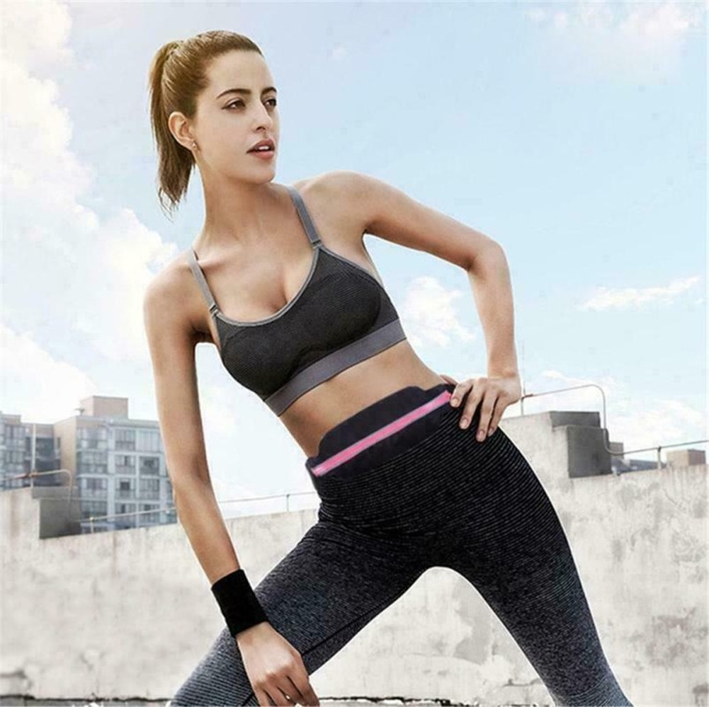 Gym Fitness Running Jogging Waist Bum Sport Runner Bag Belt Pouch Zip Fanny Pack
