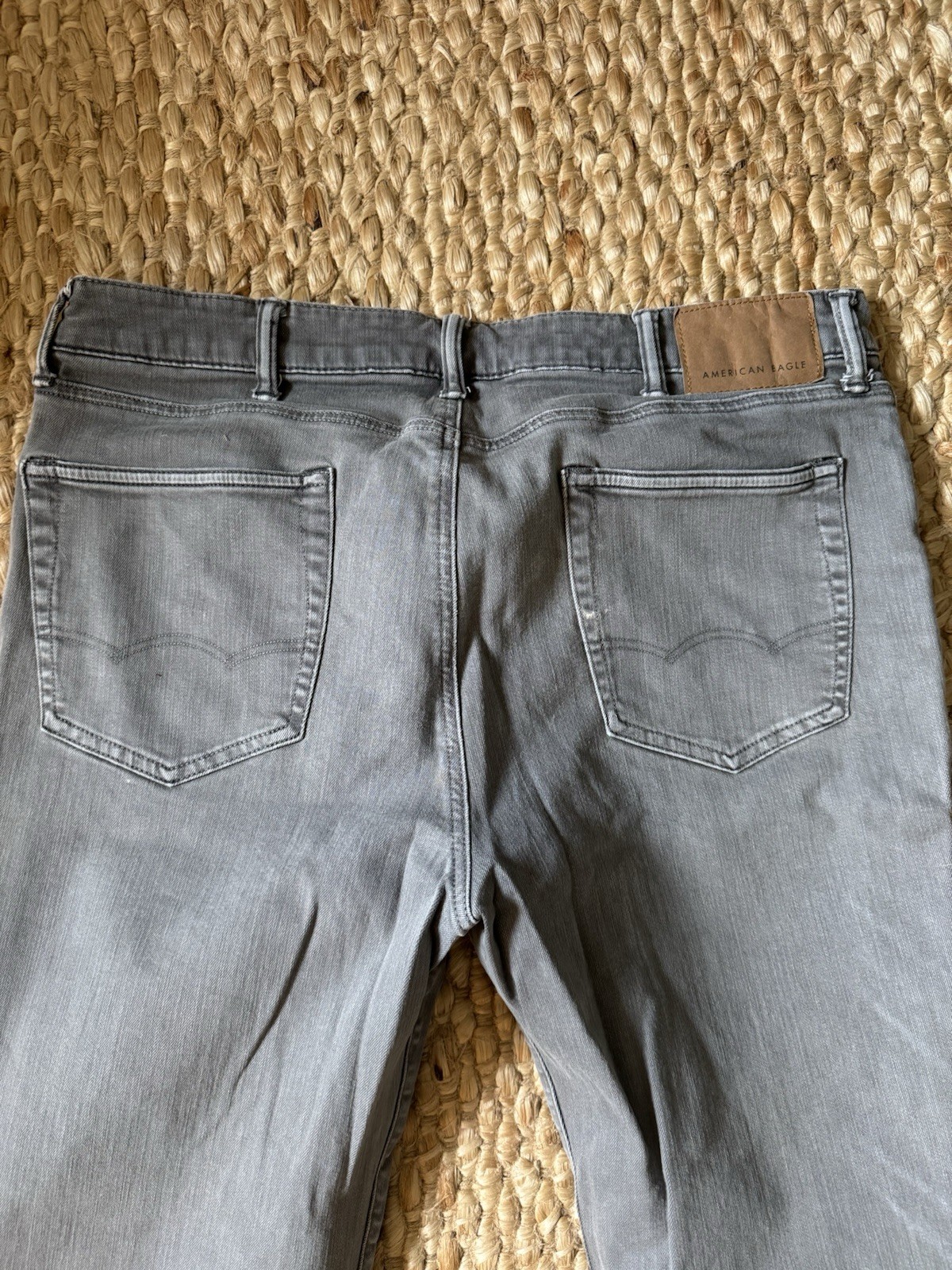 American Eagle Next Level Flex Slim Fit Gray Denim Jeans Stretch 5-Pocket