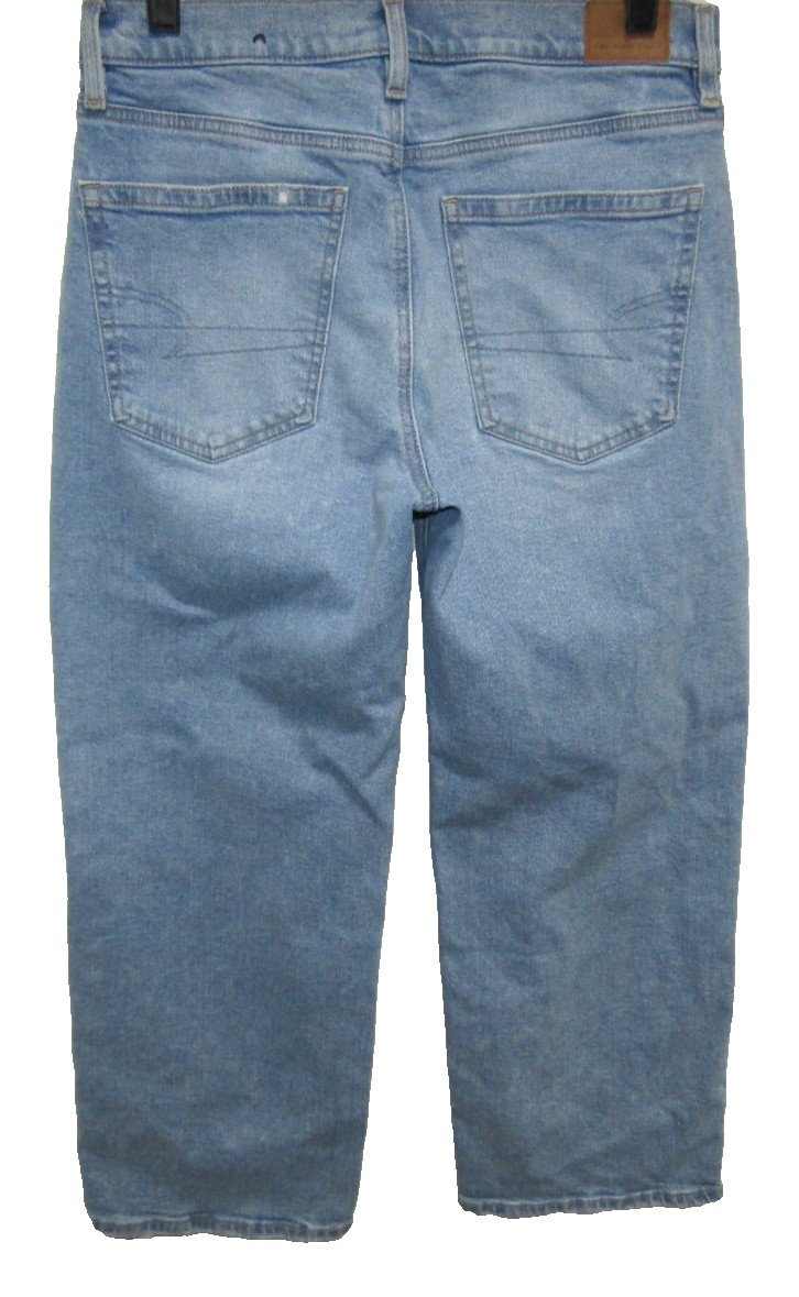 AMERICAN EAGLE STOVEPIPE STRIGID DENIM JEANS WOMENS SIZE 6 SHORT