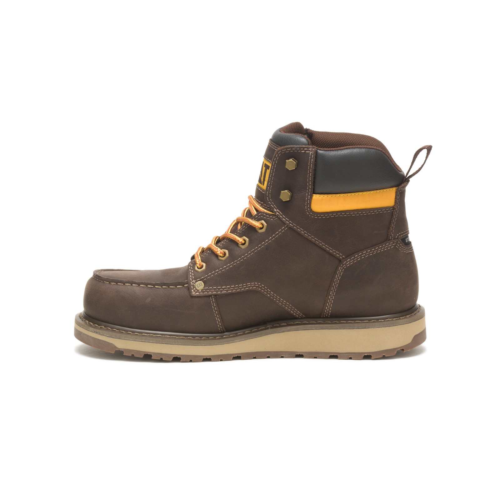 Caterpillar Calibrate Steel Toe P91418 Mens Brown Work & Safety Boots