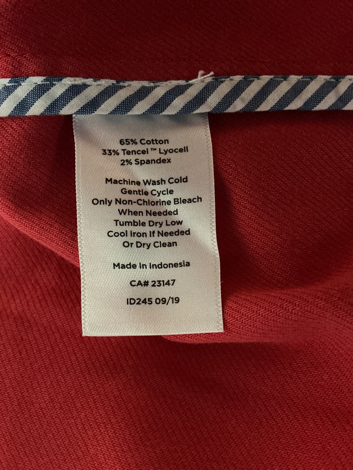Talbots Plus Cotton Twill Safari Utility Jacket RED SZ‎ 3X PETITES