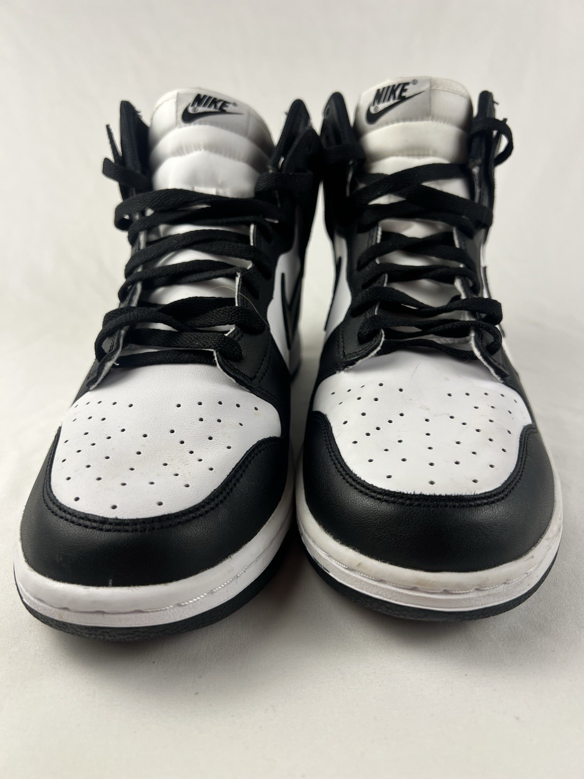Nike Dunk High Panda Size 10 Mens White Black Sneakers Excellent Condition