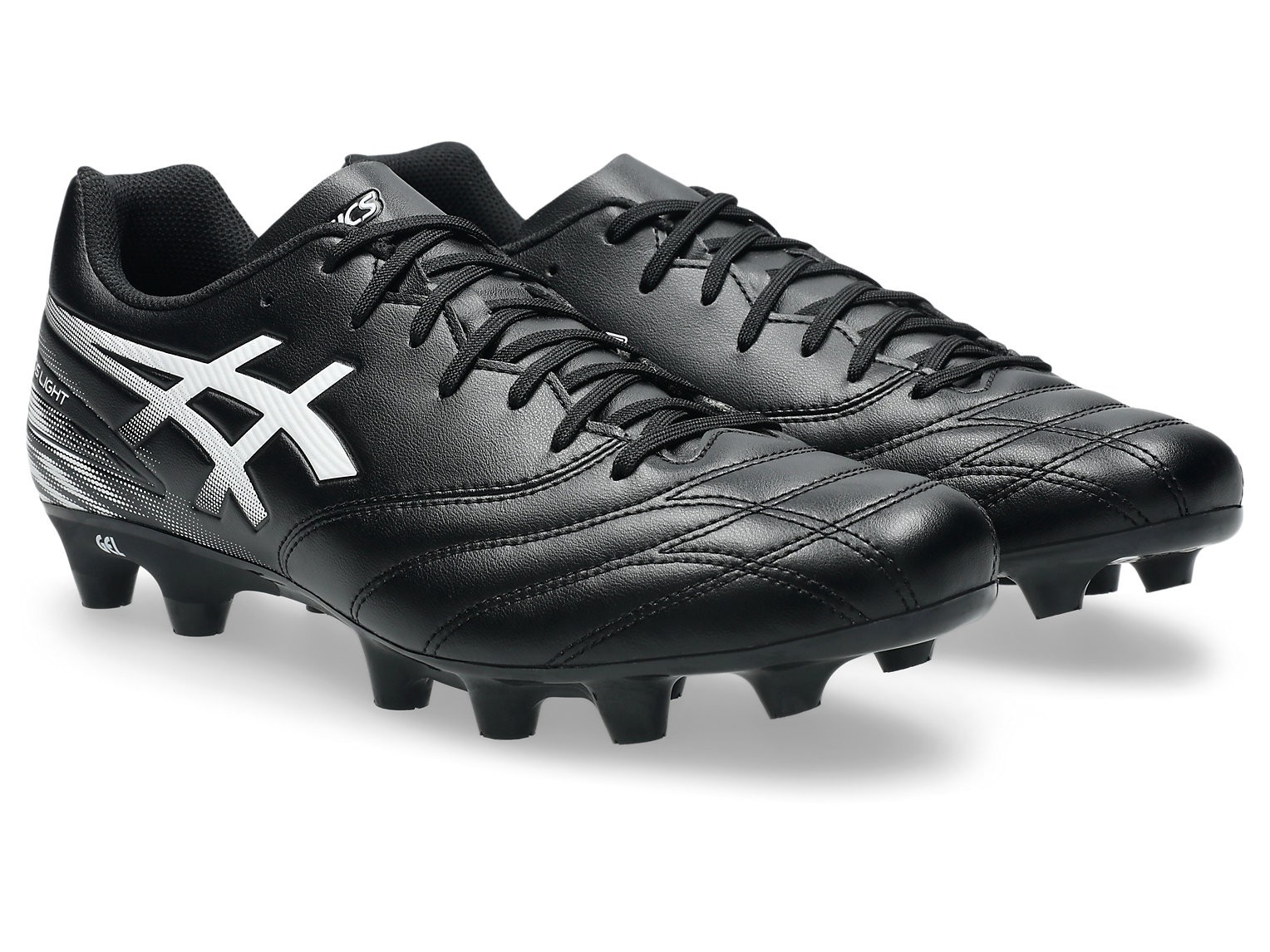 ASICS DS LIGHT CLUB “WIDE” 1103A128.001 Black White Soccer Cleats