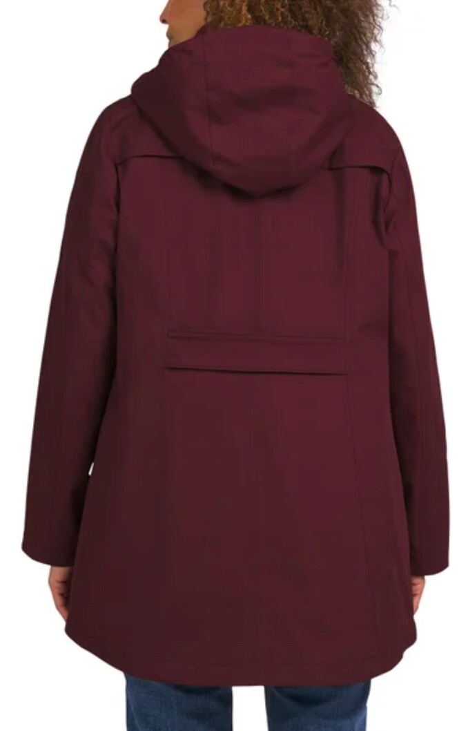 Lands’ End Ladies’ 3-in-1 Systems Jacket w/ Hood & Vest RED Choose Your Size NWT