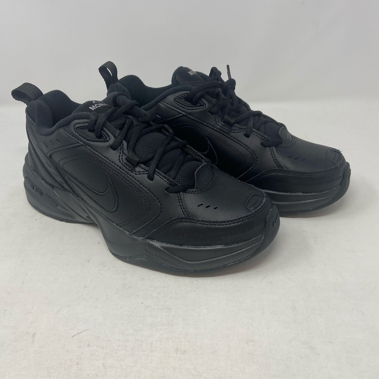 Nike Air Monarch IV Men’s Training Shoes Black/Black Sz 9