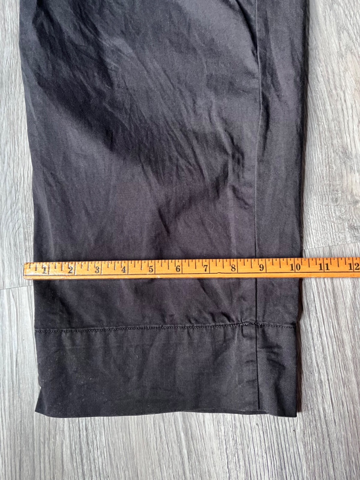 Everlane The Paperbag Pant Organic Cotton Wide Leg High Rise Black L