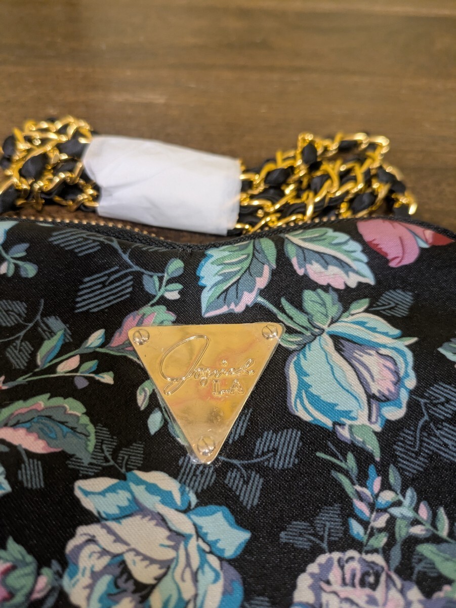 New LeSportsac x JOYRICH Heart Rose Nylon Lightweight Shoulder Chain Strap Pouch
