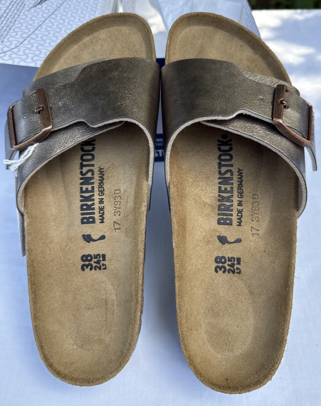 Birkenstock Catalina Taupe Sandals New Stock In Box EU 38 Womens 7 to 7 1/2