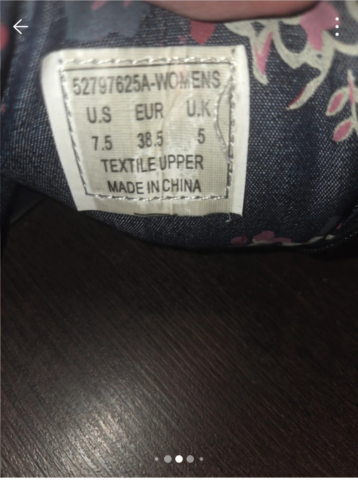 Levi’s Womens Combat Boots Dark Brown Denim Lace Up Zip Size 7.5