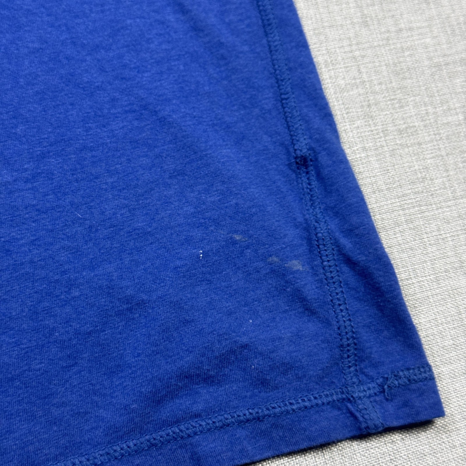 Tasc Shirt Mens L Blue Bamboo Performance Training Crew Neck Logo Tee Tagless