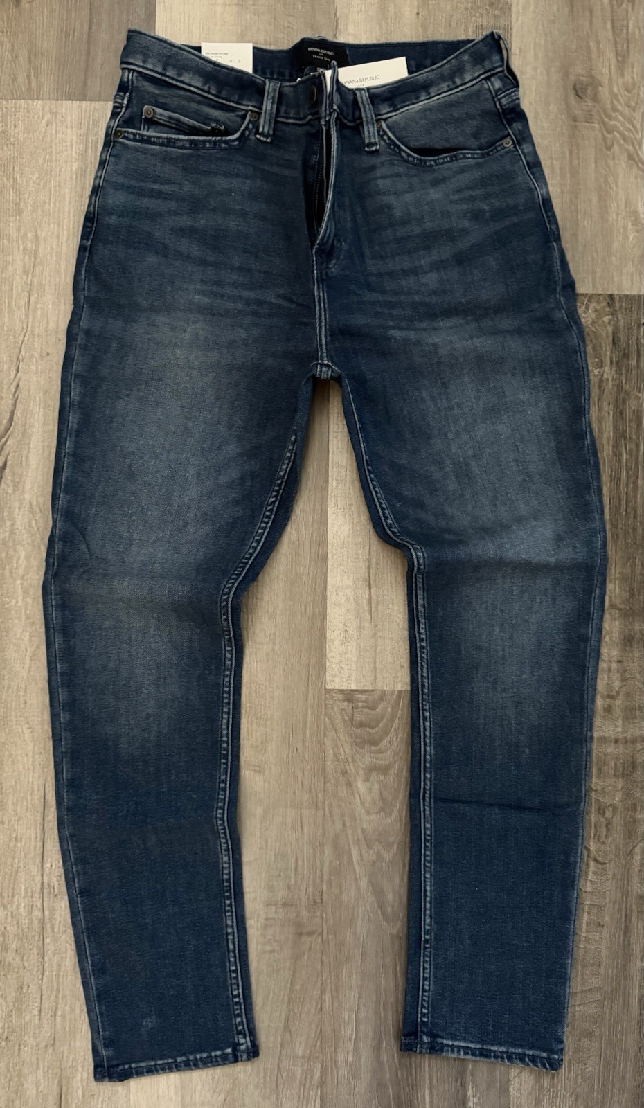 Banana Republic Premium Slim Fit Jeans Men Size 34 X 36 Travel Blue Wash Stretch