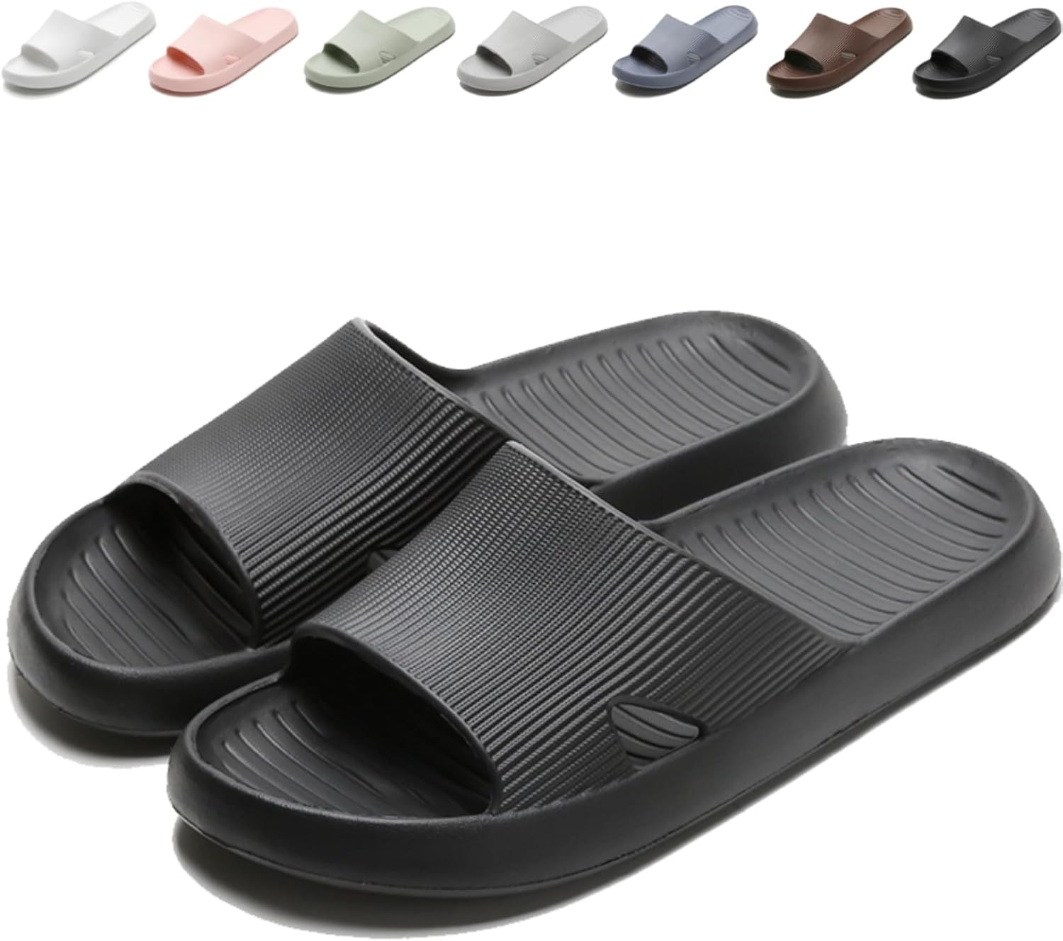 Shower Shoes for Men and Women, Soft Lightweight Quick-Drying & Non-Slip House S