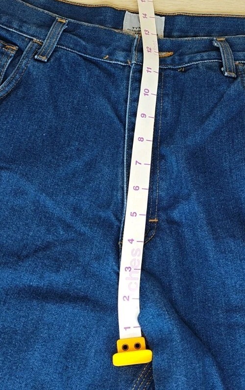 Tyndale FRMC F290T Mens Flame Resistant Jeans 38×31 Blue Work Denim Pants CAT 2