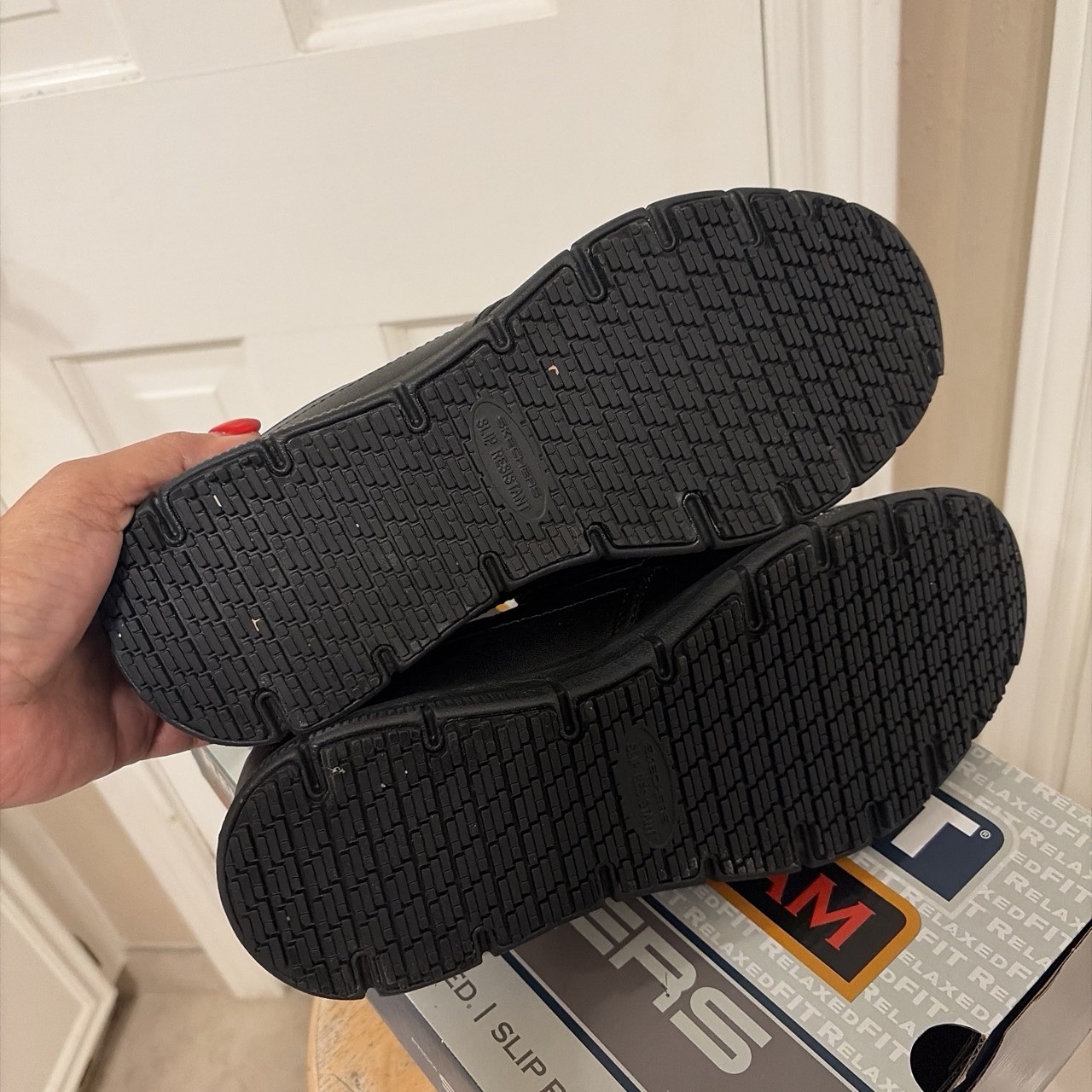 Skechers Men’s Slip-On Shoes, Size 8 Memory Foam, Relaxed Fit
