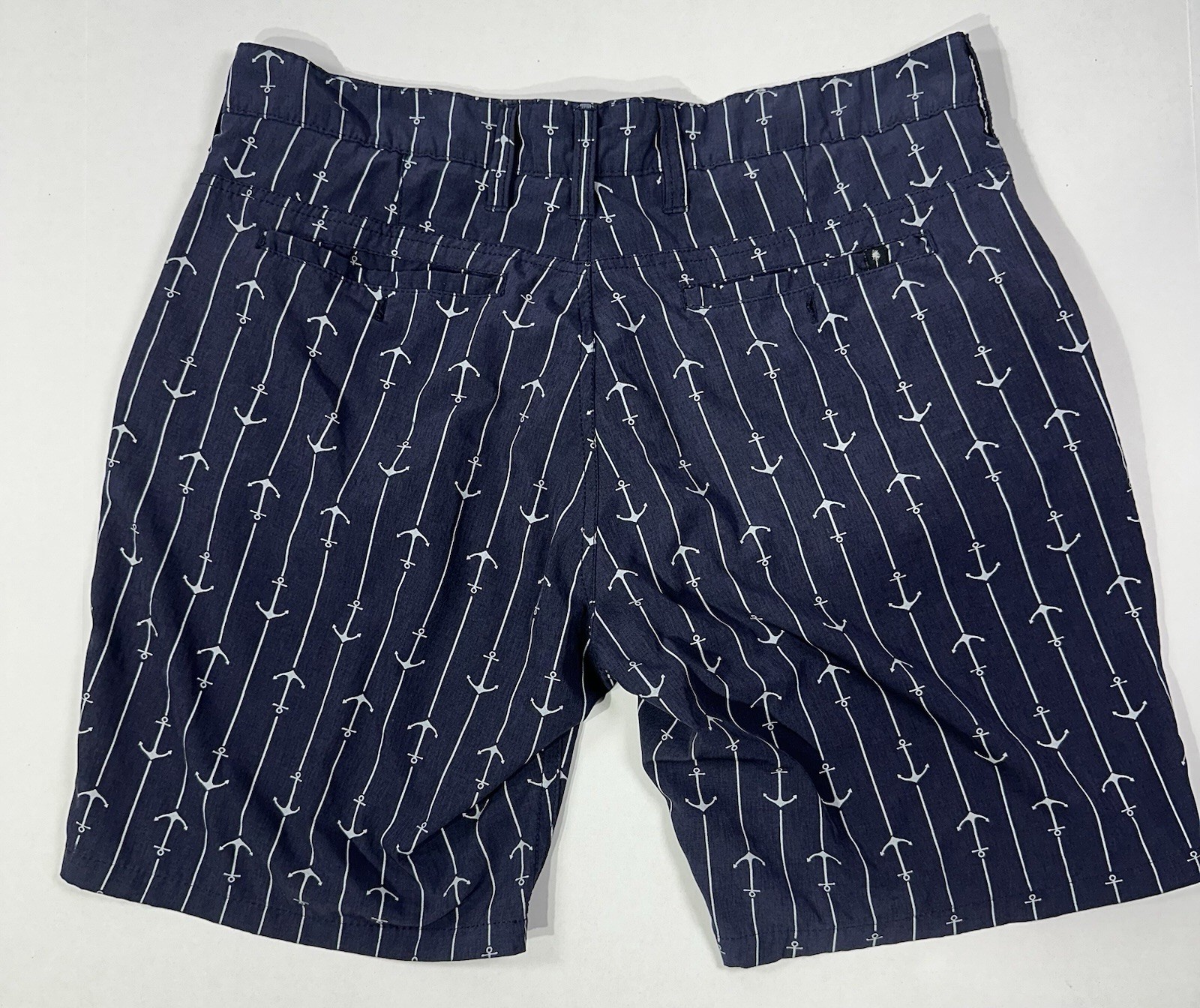 Trunks Multi-Functional Shorts Mens 32 Nautical Anchor Print Casual Board Shorts
