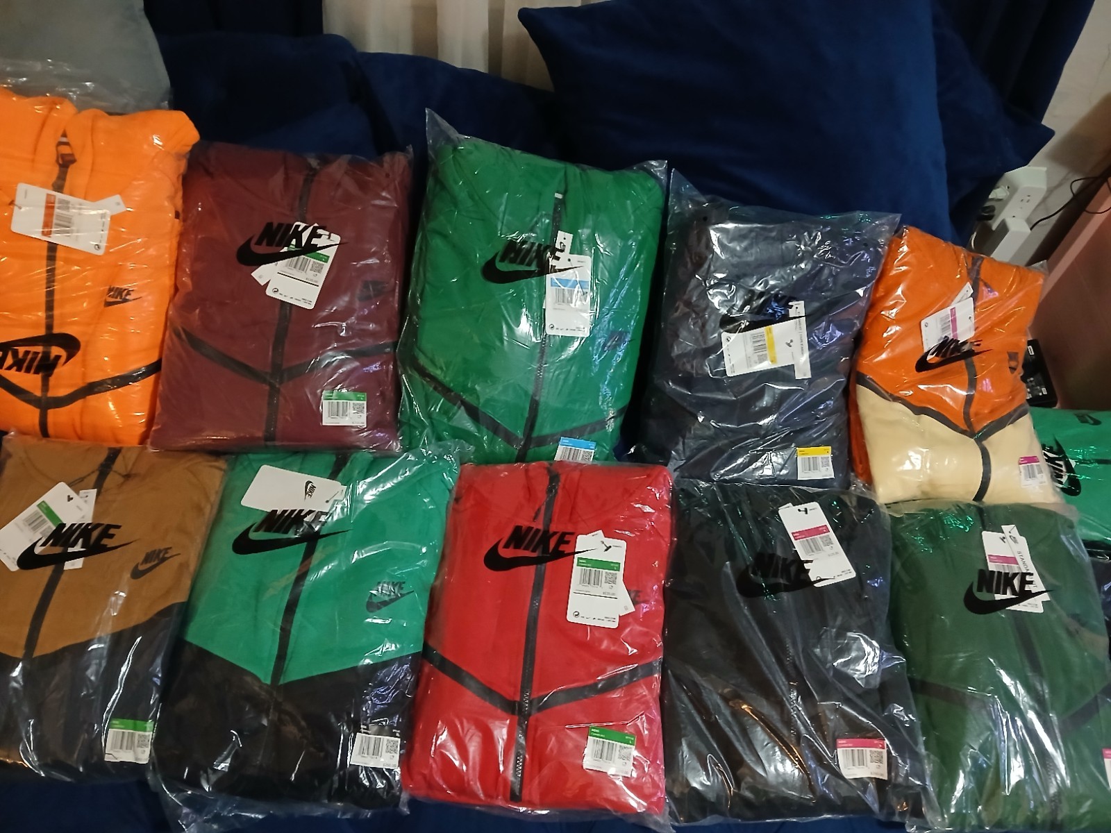 NIKE TECh Fleece Full Zip Up Tracksuit Hoodie & Pants