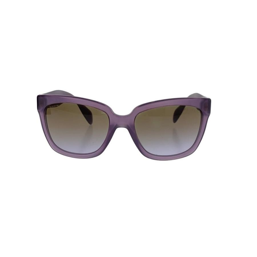 PRADA SPR07P Purple Women’s Cat Eye Sunglasses Preowned Slight Scratches Auth