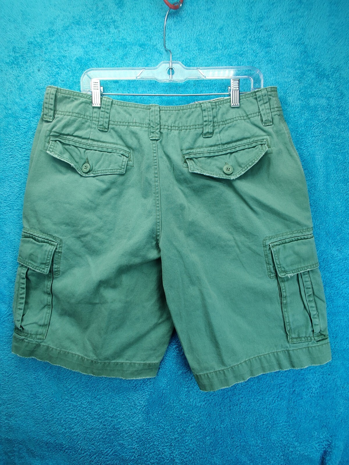 Vtg Roebuck And Company Men’s Size 36 Green Cargo Shorts 4929