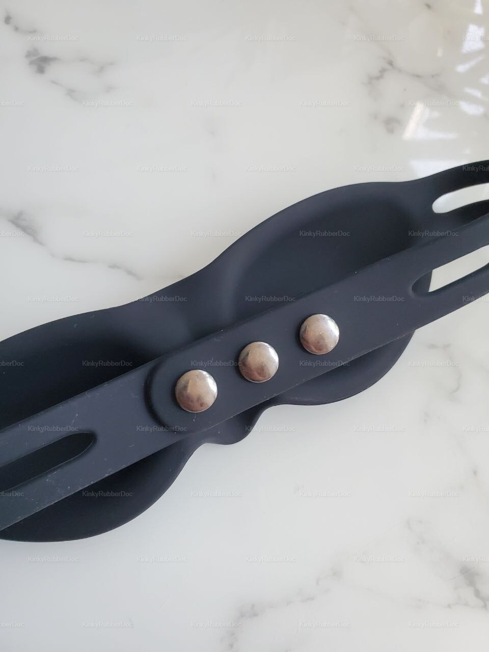 Flexible Silicone eye cover mask with smooth texture. Rubber Gear