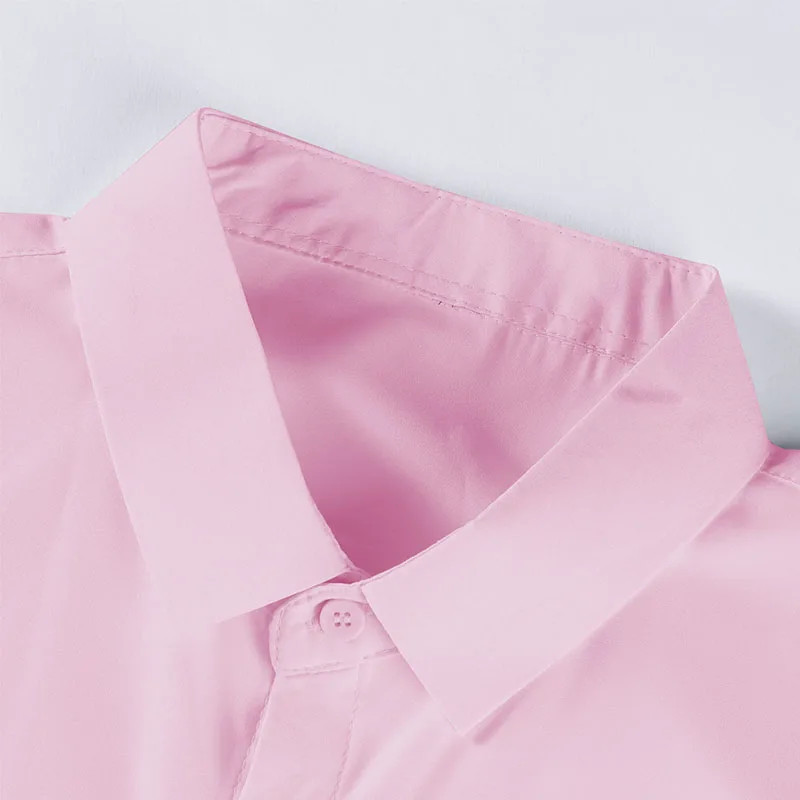 Men Business Casual Short Sleeve Shirt Wrinkle Free Summer Comfort