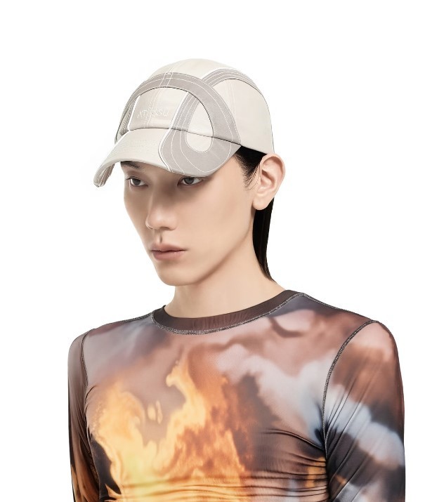 ATIISSU Tracker Cap Black Ivory Unisex