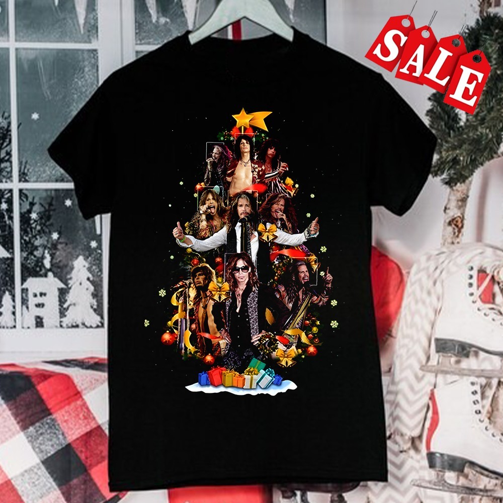 Merry Christmas Aerosmith Reprinted Cotton Unisex All Size 24D527