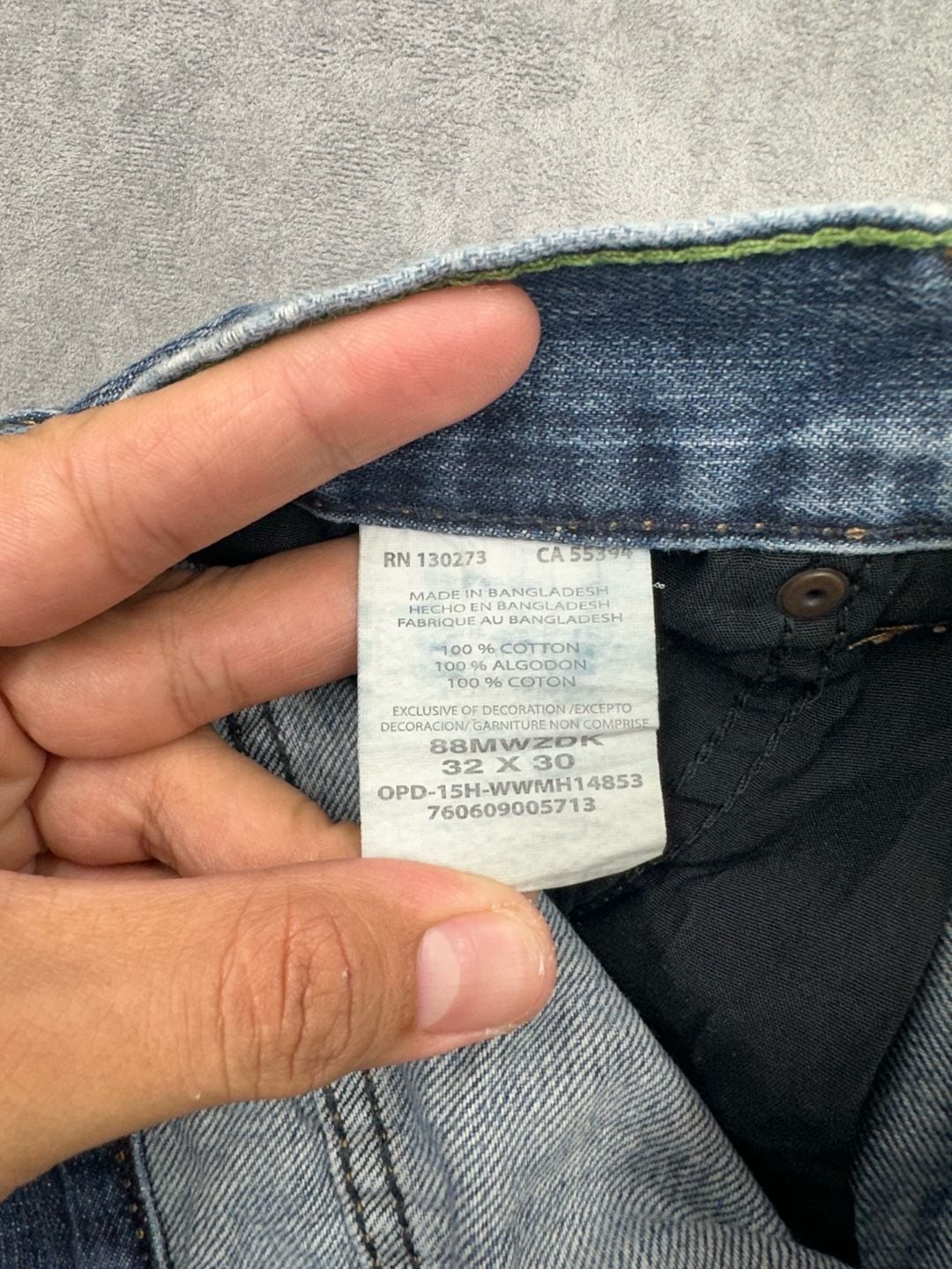 Wrangler Retro Slim Straight Blue Denim Jeans Men’s